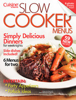 Slow Cooker Menus, Volume 1