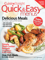 Quick & Easy Menus, Volume 1