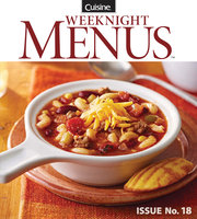 Weeknight Menus Issue 18